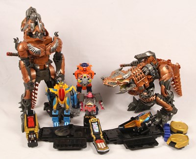 Lot 104 - Mixed Selection of Power Rangers / Zords & Accessories.
