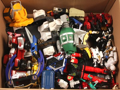 Lot 105 - Mixed Selection of Power Rangers / Zords & Accessories.