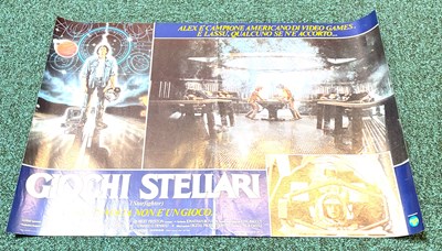 Lot 197 - The Last Starfighter original 1983 folded Italian Movie Poster (66cm/46cm)