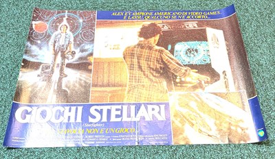 Lot 198 - The Last Starfighter original 1983 folded Italian Movie Poster (66cm/46cm)