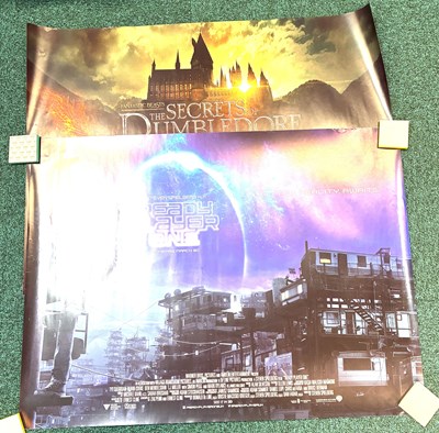 Lot 201 - Original rolled Movie Posters x 2 Ready Player One & Fantastic Beasts