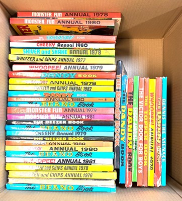 Lot 203 - Large selection of vintage Children's Annuals, Beano, Dandy, Beezer & others