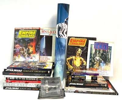 Lot 211 - Selection of vintage and modern Star Wars Reference Books, Novels, Sticker Book and others