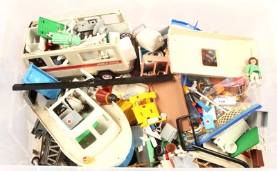 Lot 129 - Playmobil - Large Group of Loose Figures, Vehicles & Accessories.