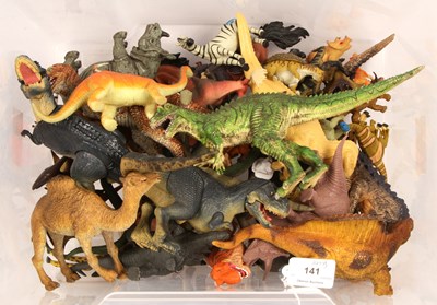 Lot 141 - Dinosaurs, Farm & Wild Animal Figures Mixed Group.