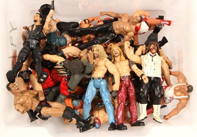 Lot 143 - Hasbro WWF Wrestling - Group of Loose Figures.
