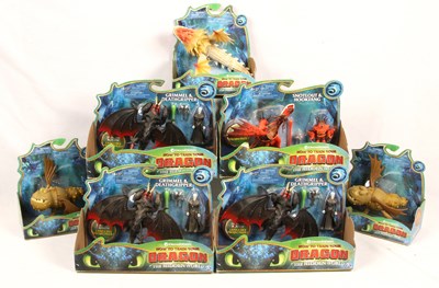Lot 144 - How To Train Your Dragon The Hidden World Figures.