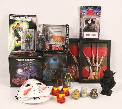 Lot 226 - Horror Related Character Figures & Other items.
