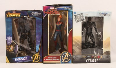 Lot 229 - Marvel & DC Diamond Select Toys Small Group of Larger Scale Character Figures.