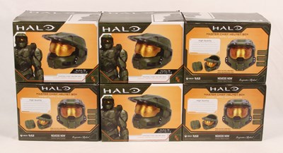 Lot 230 - Nemesis Now XBOX 343 Halo Master Chief Helmet Storage Box 6x.