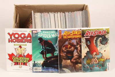 Lot 240 - Marvel, Dynamite, Smodcomics - Large Qty of Comic Books.
