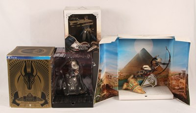 Lot 249 - UBI Collectables & PS4 Assassin's Creed Special Edition Character Figurines.