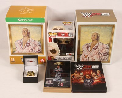 Lot 253 - XBOX ONE W2K19 Ric Flair Ltd Edition Box Set.