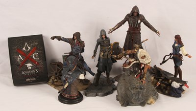 Lot 257 - UBI Collectibles Group 6x of Unboxed Assassin's Creed Character Figures.