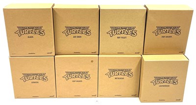 Lot 83 - Super7 Nickelodeon Teenage Mutant Ninja Turtles Ultimates figures x 8 MISP