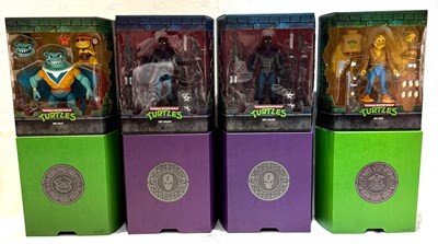 Lot 83 - Super7 Nickelodeon Teenage Mutant Ninja Turtles Ultimates figures x 8 MISP