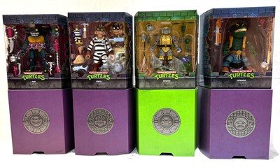 Lot 83 - Super7 Nickelodeon Teenage Mutant Ninja Turtles Ultimates figures x 8 MISP