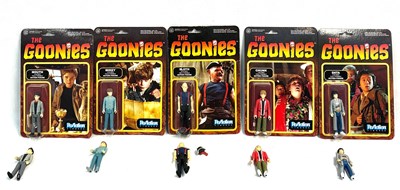 Lot 322 - Funko ReAction The Goonies 3 3/4" figures x 5 MOC & 5 x Loose figures.