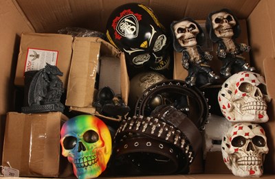 Lot 287 - Skull, Skeleton Figures & Other Items, Mixed Group.