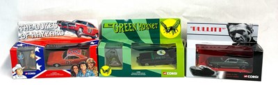 Lot 352 - Corgi Classics TV & Film related Die-cast Models x 3 MIB