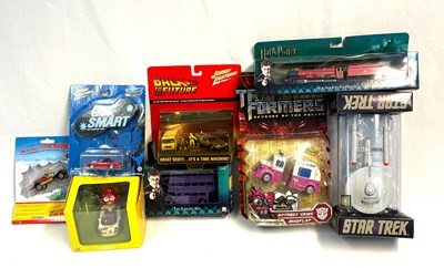 Lot 356 - Selection of TV & Film related Die-cast Models MIB