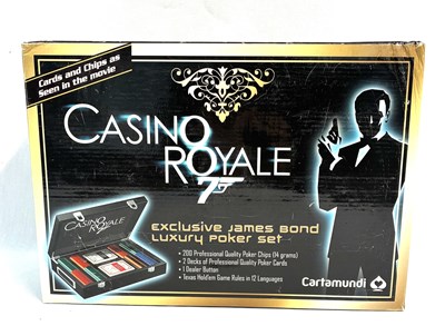 Lot 360 - Cartamundi James Bond 007 Casino Royale Luxury Poker set MIB