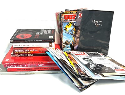 Lot 370 - Large selection of James Bond 007 Reference Books and Magazines