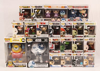 Lot 396 - Funko Pop large group of x 21 TV and Film Character Figures