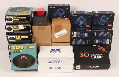 Lot 408 - Group of 24 x Selection of Hand Held Gaming Consoles and Display Items