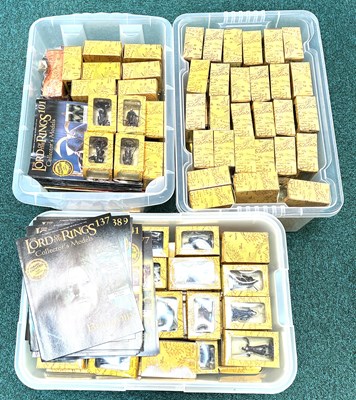 Lot 382 - Large quantity of Eaglemoss The Lord of the Rings Collector's Models with Magazines