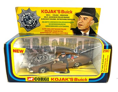 Lot 384 - Corgi vintage 290 Kojak's Buick Die-cast set MIB