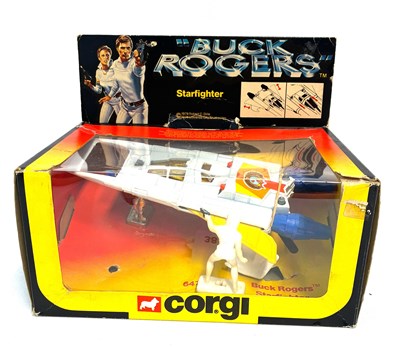 Lot 385 - Corgi vintage 647 Buck Rogers Starfighter Die-cast set MIB