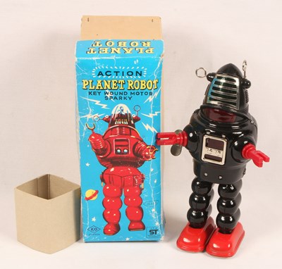Lot 427 - KO (Japan) "Planet Robot" - Tinplate Clockwork Robot.