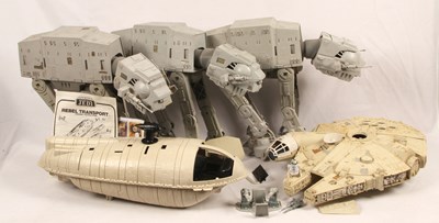 Lot 433 - Star Wars Vintage - Group of Loose Vehicles.