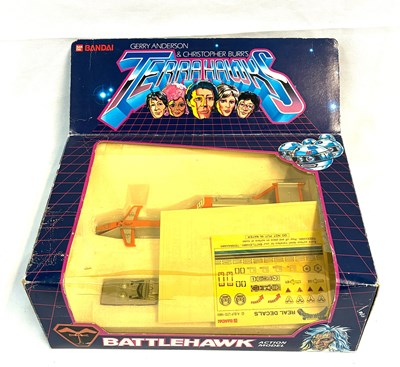 Lot 437 - Bandai Gerry Anderson vintage Terrahawks Battlehawk Die-cast set MIB