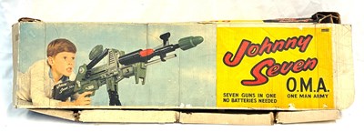 Lot 438 - Topper Toys vintage Johnny Seven O.M.A One Man Army Gun with box