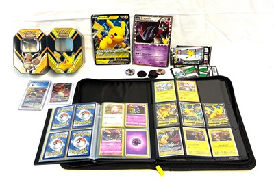 Lot 593 - Assorted Pokemon Cards, Tins and Binders