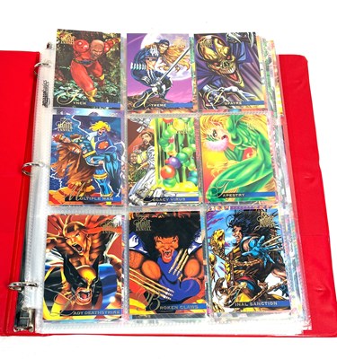 Lot 580 - Quantity of 95 Flair Marvel Annual and 95 Fleer Ultra Marvel cards