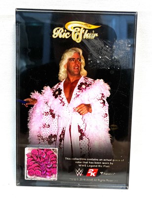 Lot 464 - Wrestling Rik Flair Robe Piece worn by Rik Flair sealed picture display