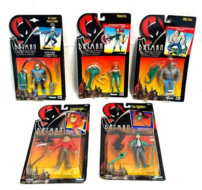 Lot 482 - Kenner Batman The Animated Series figures x 5 MISP