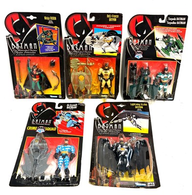 Lot 485 - Kenner Batman The Animated Series figures x 5 MISP