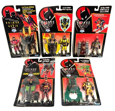 Lot 487 - Kenner Batman The Animated Series Crime Squad figures x 5 MISP
