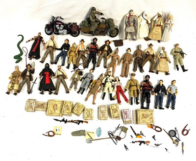 Lot 518 - Kenner modern Indiana Jones 3 3/4" figures & vehicles