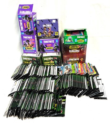 Lot 519 - Large selection of Panini Fortnite Trading Cards inc Sealed packs & Boxes
