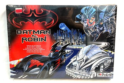 Lot 521 - Polistil Batman & Robin Electric Track racing set MISP