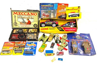 Lot 528 - Selection of Die-cast vehicles & vintage Meccano set boxed