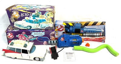 Lot 540 - Kenner Ghostbusters items x 3 including Nutrona Blaster & ECTO-1 boxed
