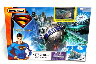 Lot 541 - Matchbox Superman Returns Metropolis Adventure set MISB