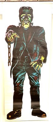 Lot 542 - Vintage Frankenstein's Monster picture hanging door poster