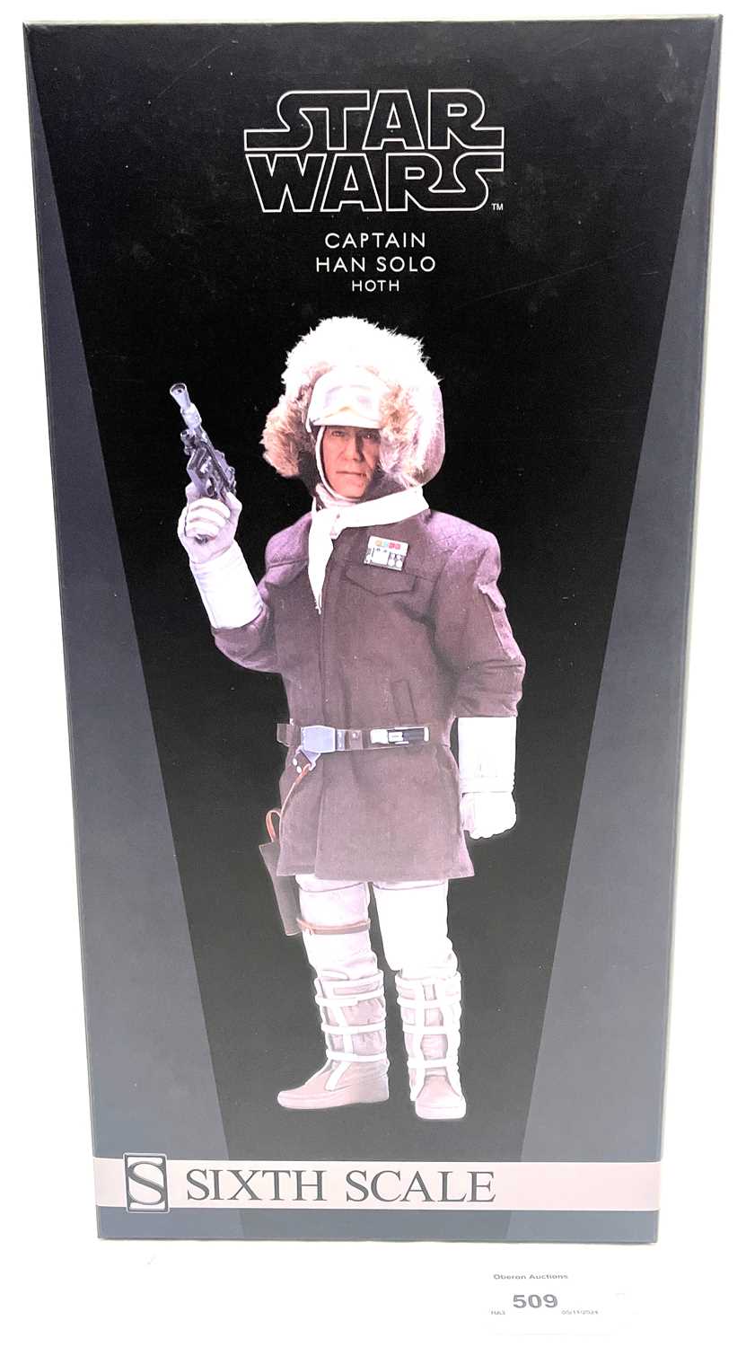 Lot 509 - Sideshow Star Wars Han Solo Hoth 1:6th scale figure MIB